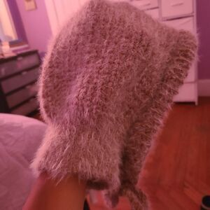 Unbranded Women's Brown and Tan Hat